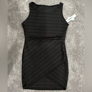 Black envelope dress